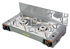 Плита газовая портативная  двойная TWIN PREMIUM SDY-0507