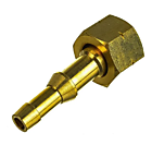 Гайка штуцер М 16 левая 6 - 9 мм латунь 7713