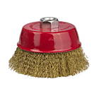 Кордщетка 125 мм латунированная М14 (УШМ) 21809