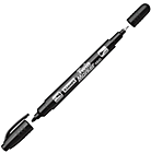 Маркер перманентный Luxor 150 двухсторонний черный 0.7-1 мм